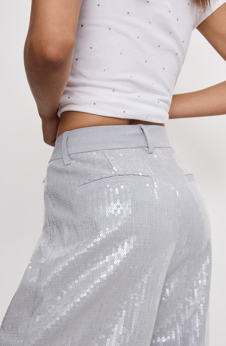 Good American Good '90s Sequin Pants, Alternate, color,