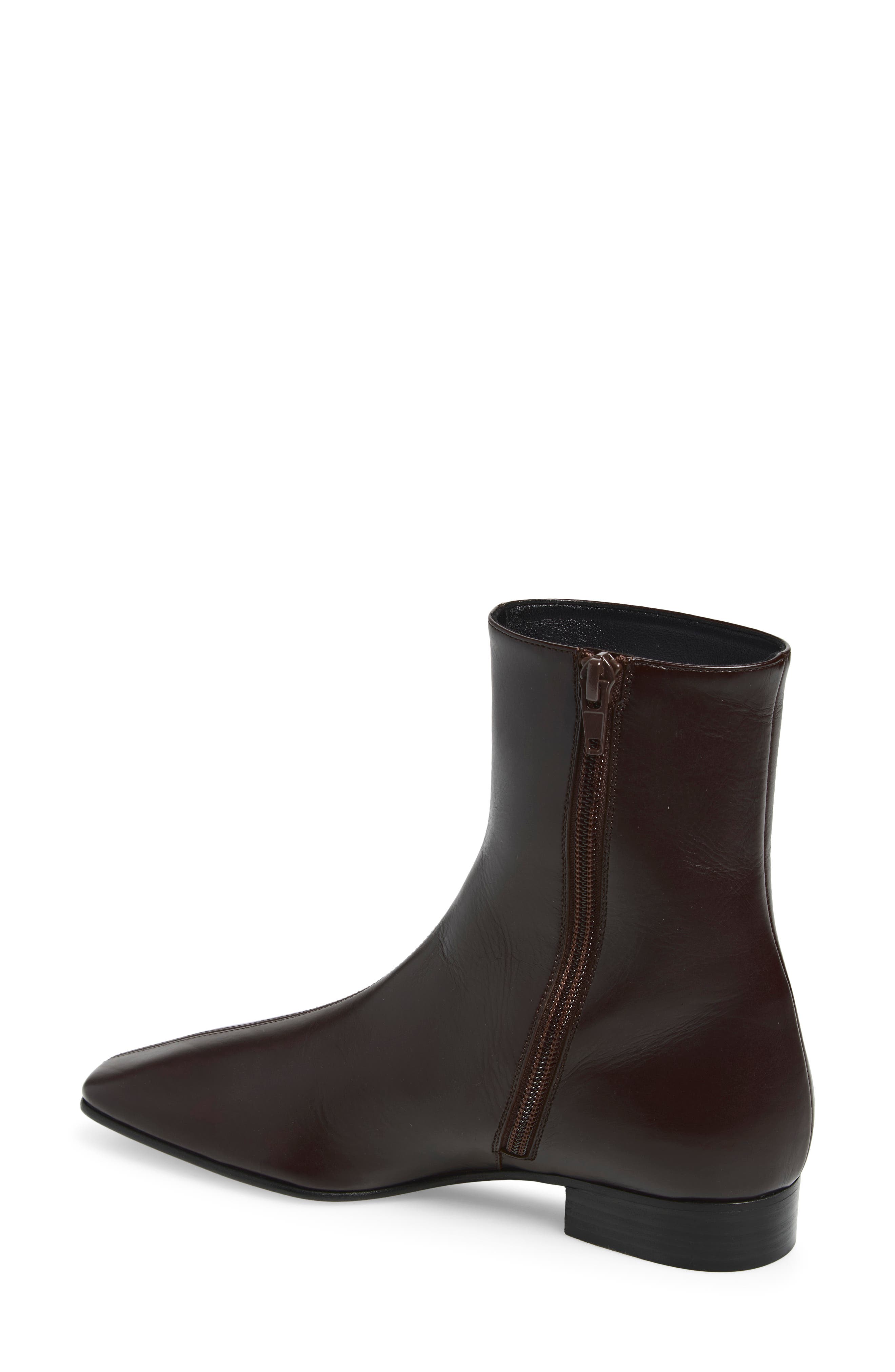 Cindy Square Toe Ankle Boot, Alternate, color, DEEP BROWN