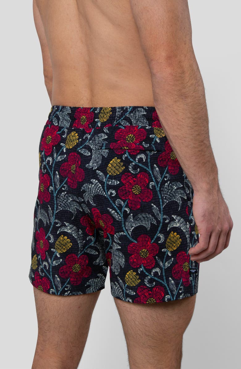 LEISURE LAB Night Bloom Swim Trunk, Alternate, color, Night Bloom