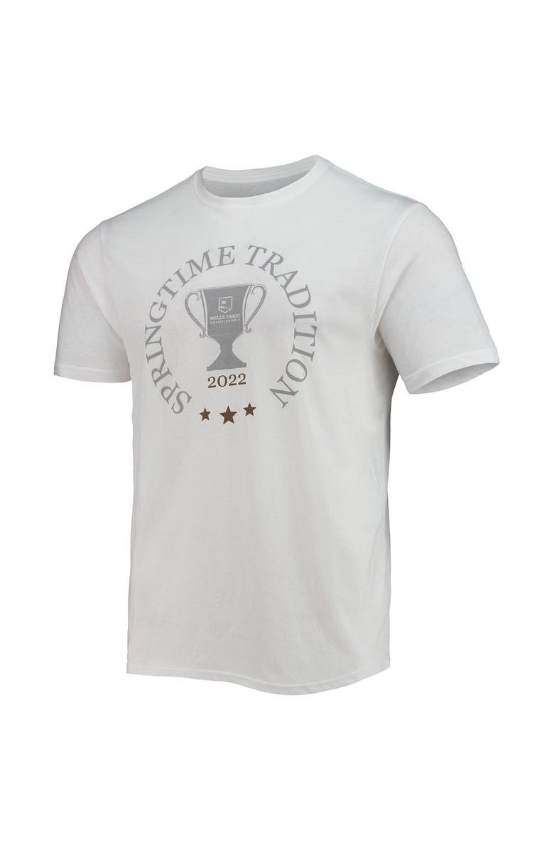 LEVELWEAR Men's Levelwear White Wells Fargo Championship Springtime Traditions T-Shirt, Alternate, color, 