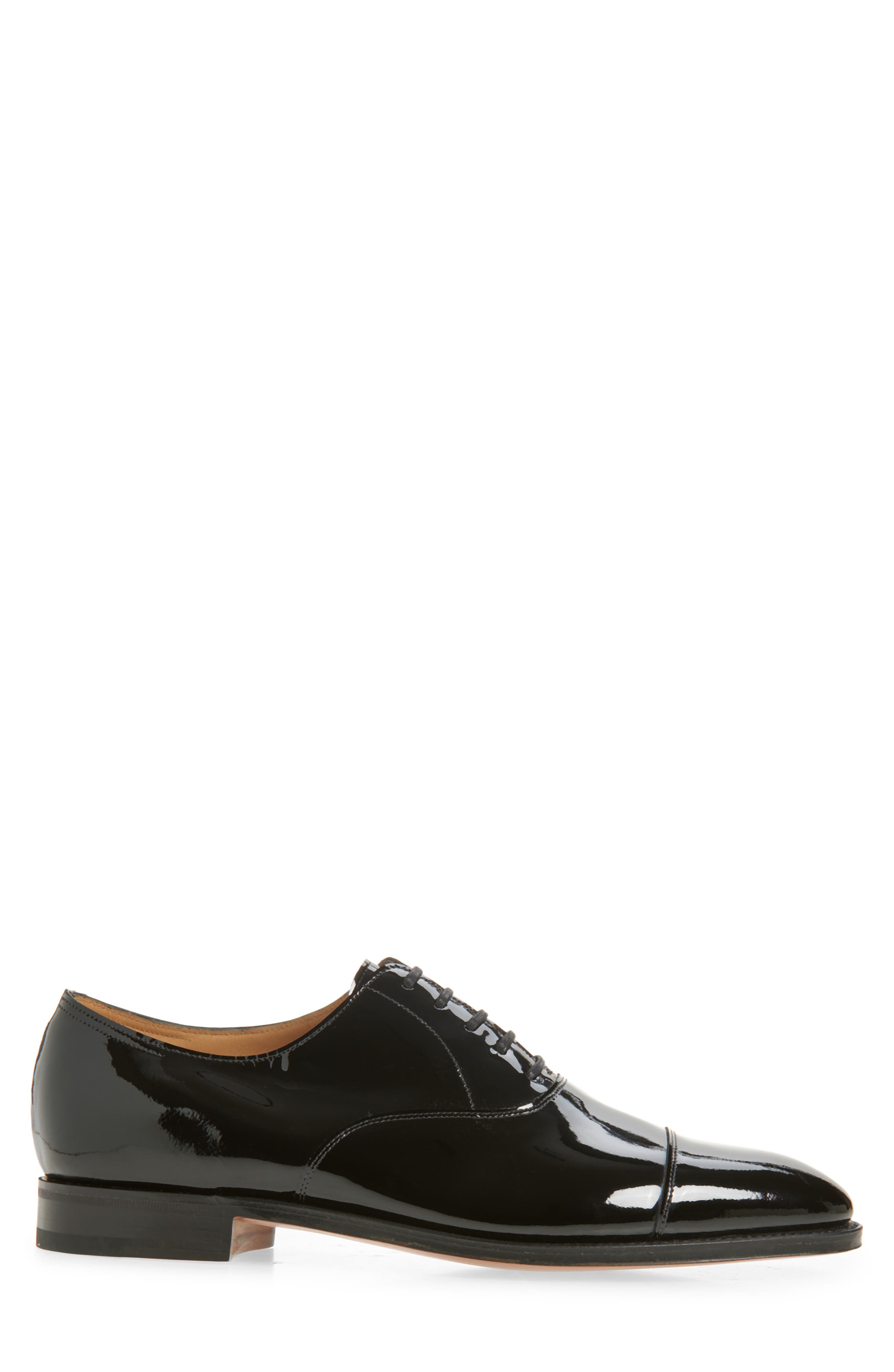 John Lobb City II Cap Toe Oxford, Alternate, color, Black