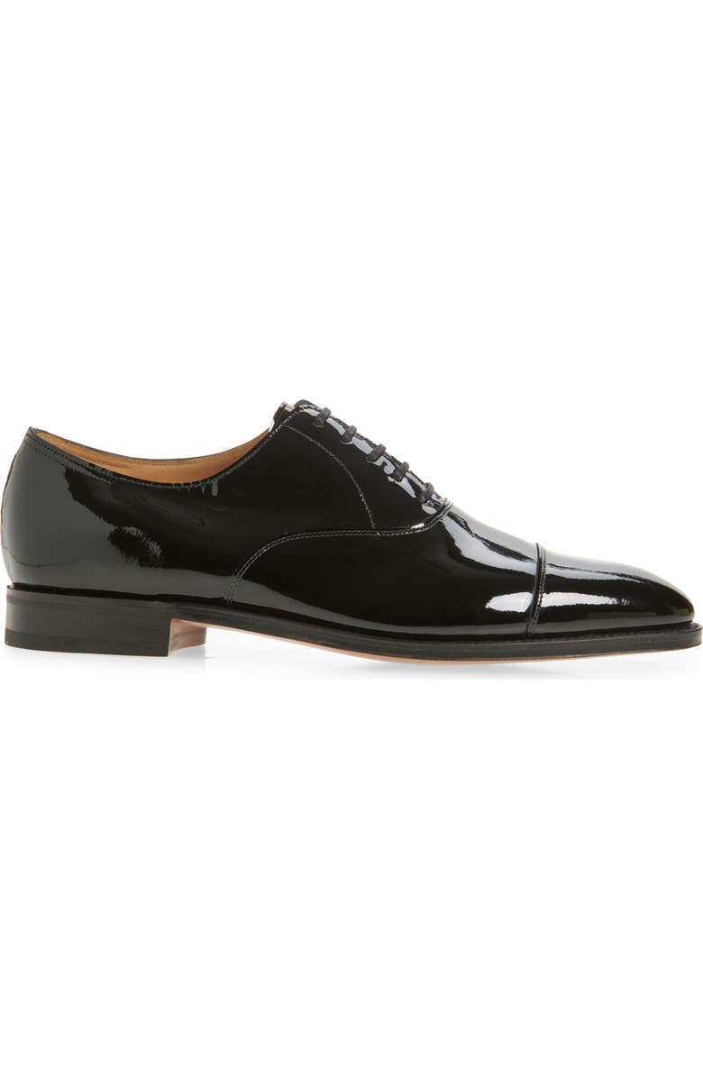 John Lobb City II Cap Toe Oxford, Alternate, color, Black