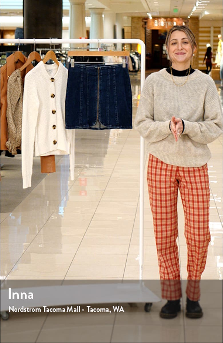 Layla Denim Miniskirt, sales video thumbnail