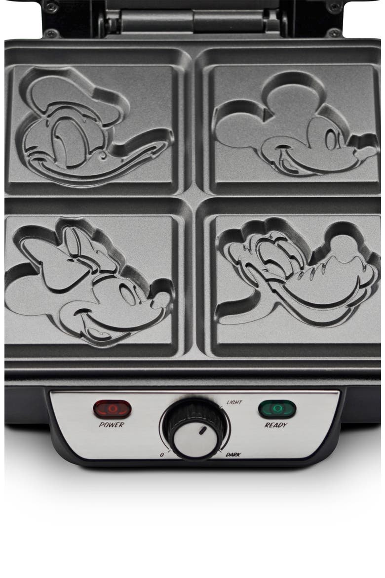 Mickey & Friends Waffle Maker, Alternate, color, WHITE