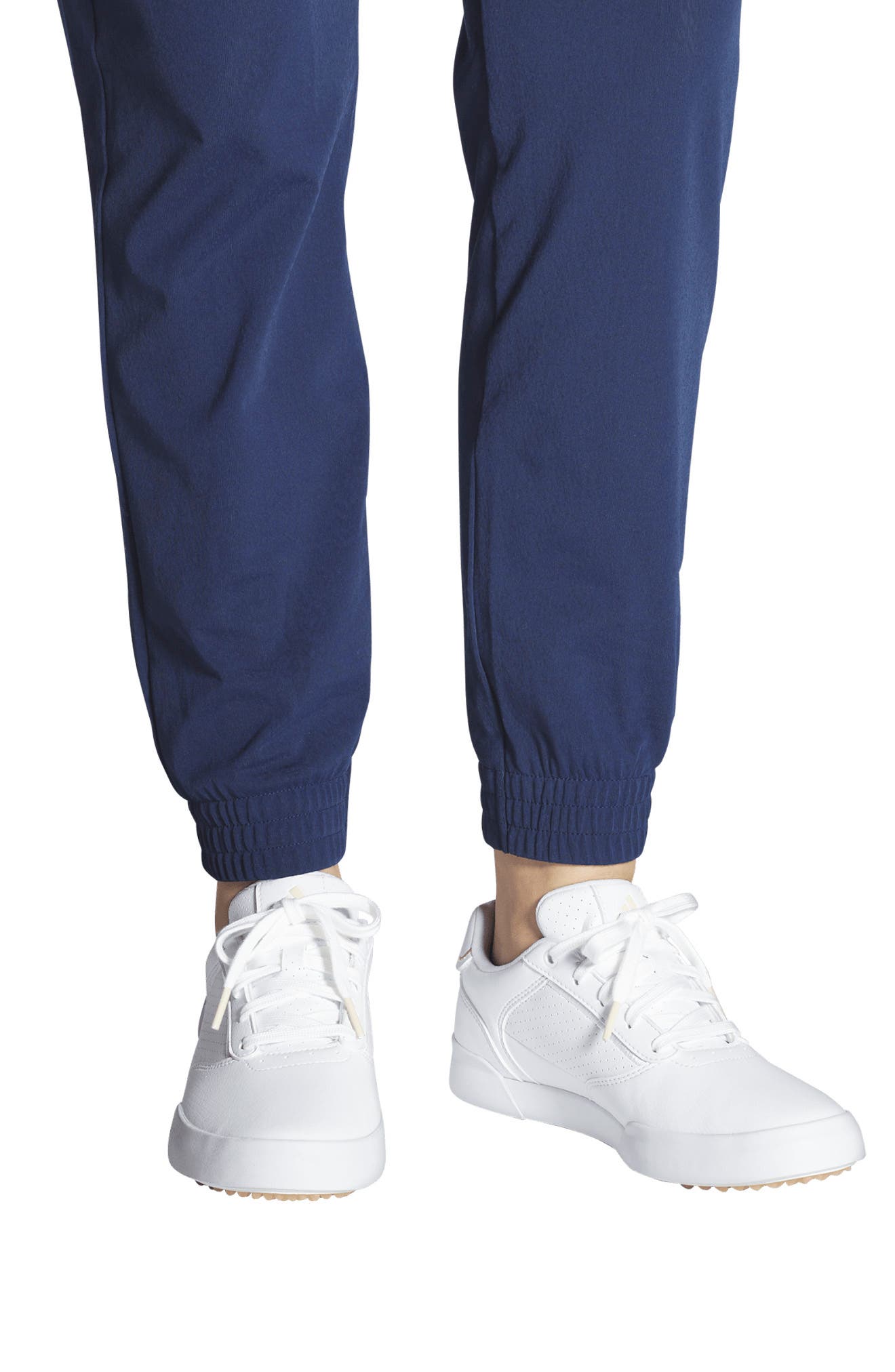 adidas Golf Retrocross Waterproof Spikeless Golf Shoe, Alternate, color, White/ Sand/ Gum3