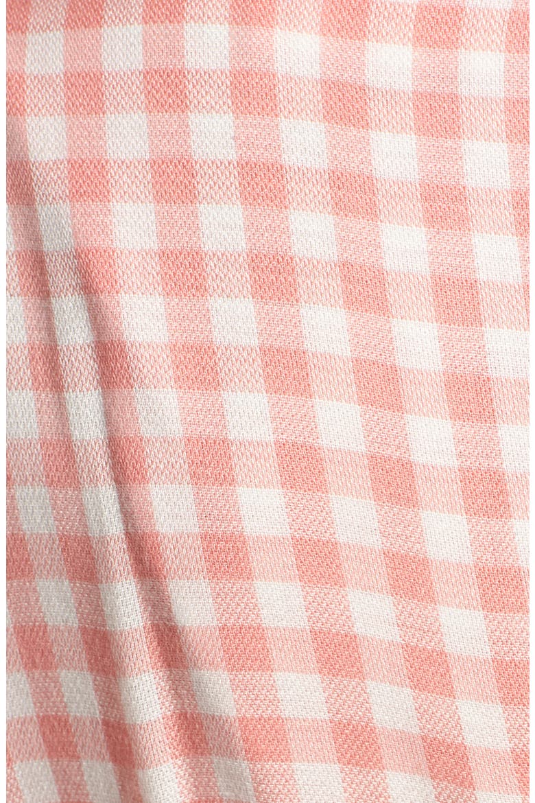 Brunch Gingham Jumpsuit, Alternate, color, GRAPEFRUIT PINK