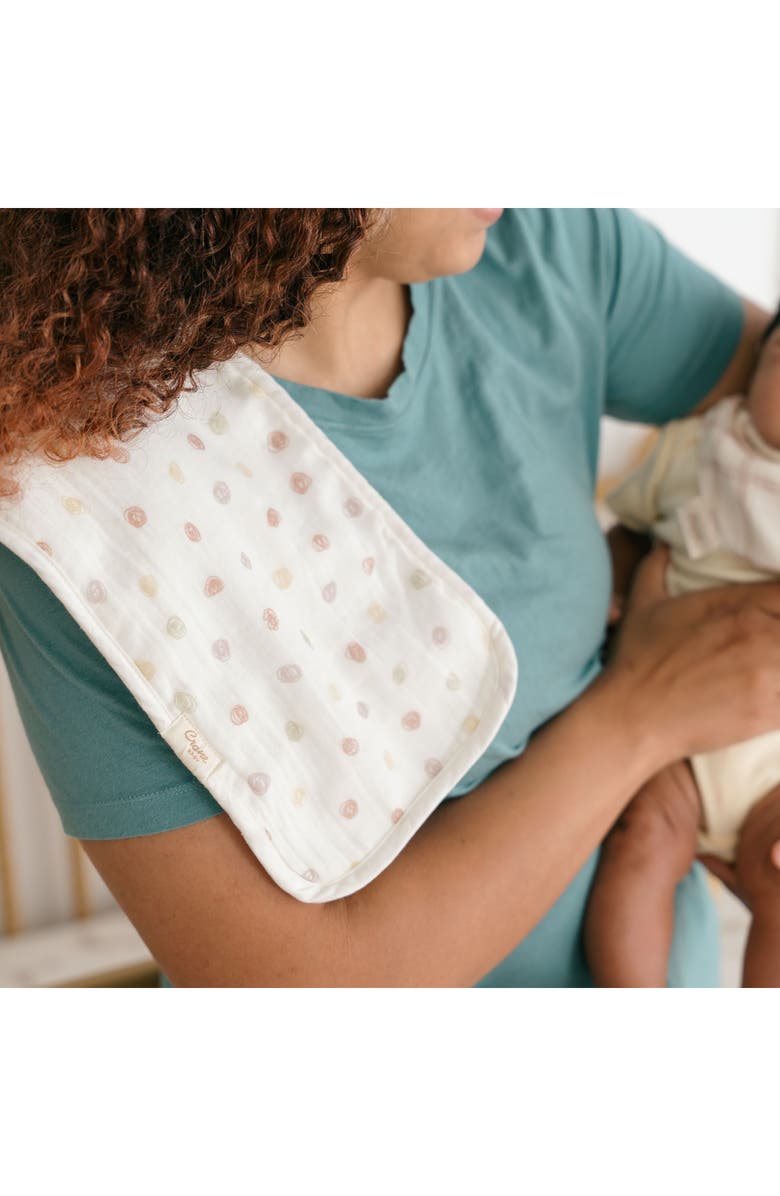 CRANE BABY Goose Assorted 3-Pack Cotton Burp Cloths, Alternate, color, Beige