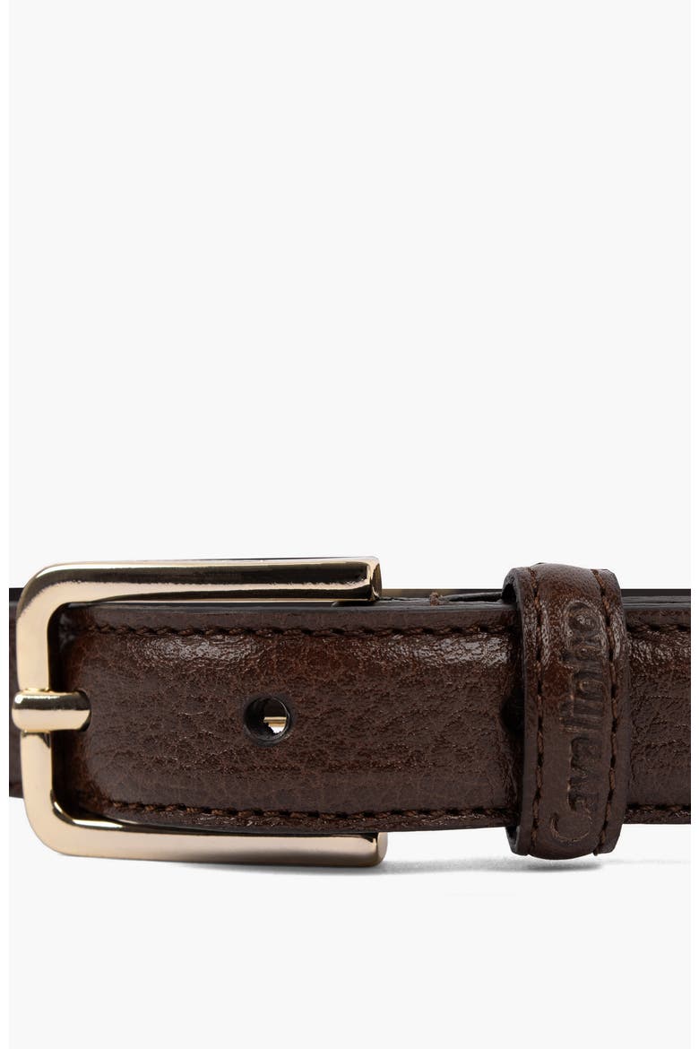 Timeless Classic Thin Leather Belt 913, Alternate, color, Brown