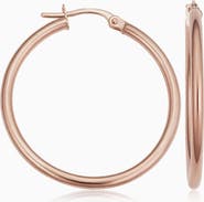 Oradina 10K Gold Everything Hoop Earrings