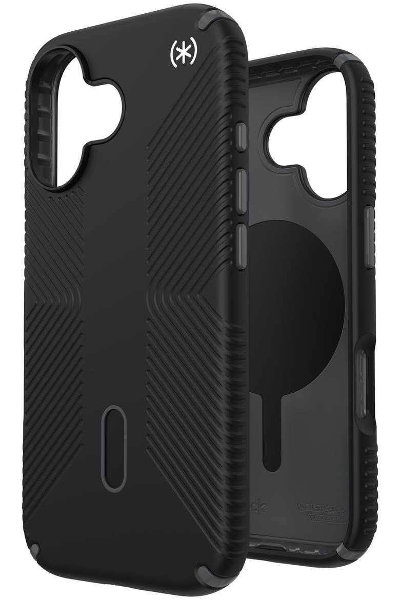 Presidio2 Grip MagSafe Case with ClickLock, Main, color, BLACK