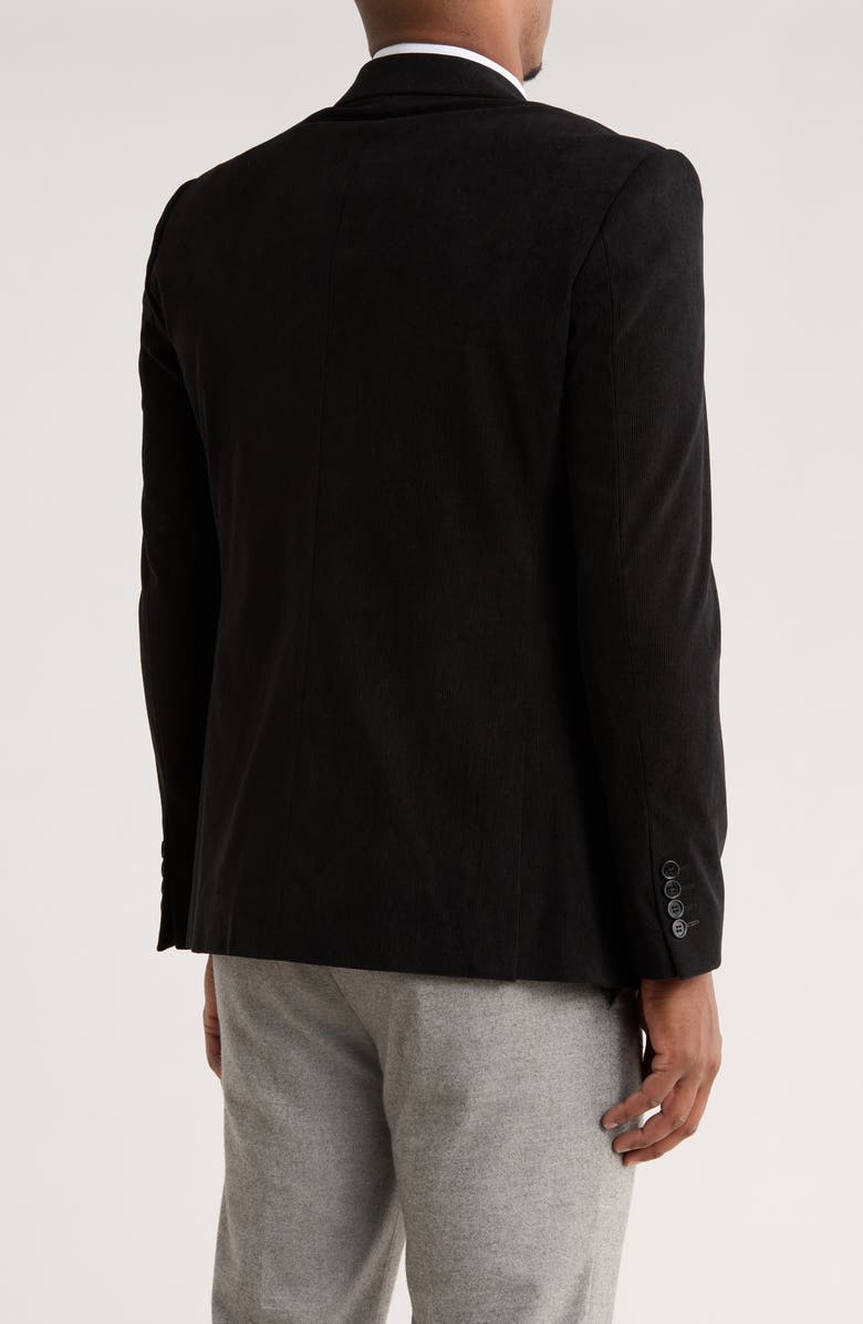 TOM BAINE Corduroy Two-Button Sport Coat, Alternate, color, Black