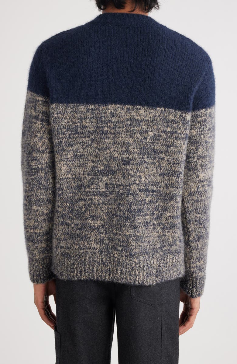Dries Van Noten Moritz Colorblock Alpaca Blend Sweater, Alternate, color, 