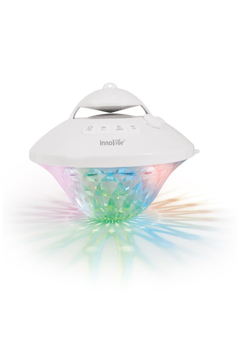 LED Lightshow Floating Speaker, Main, color, WHITE CLEAR