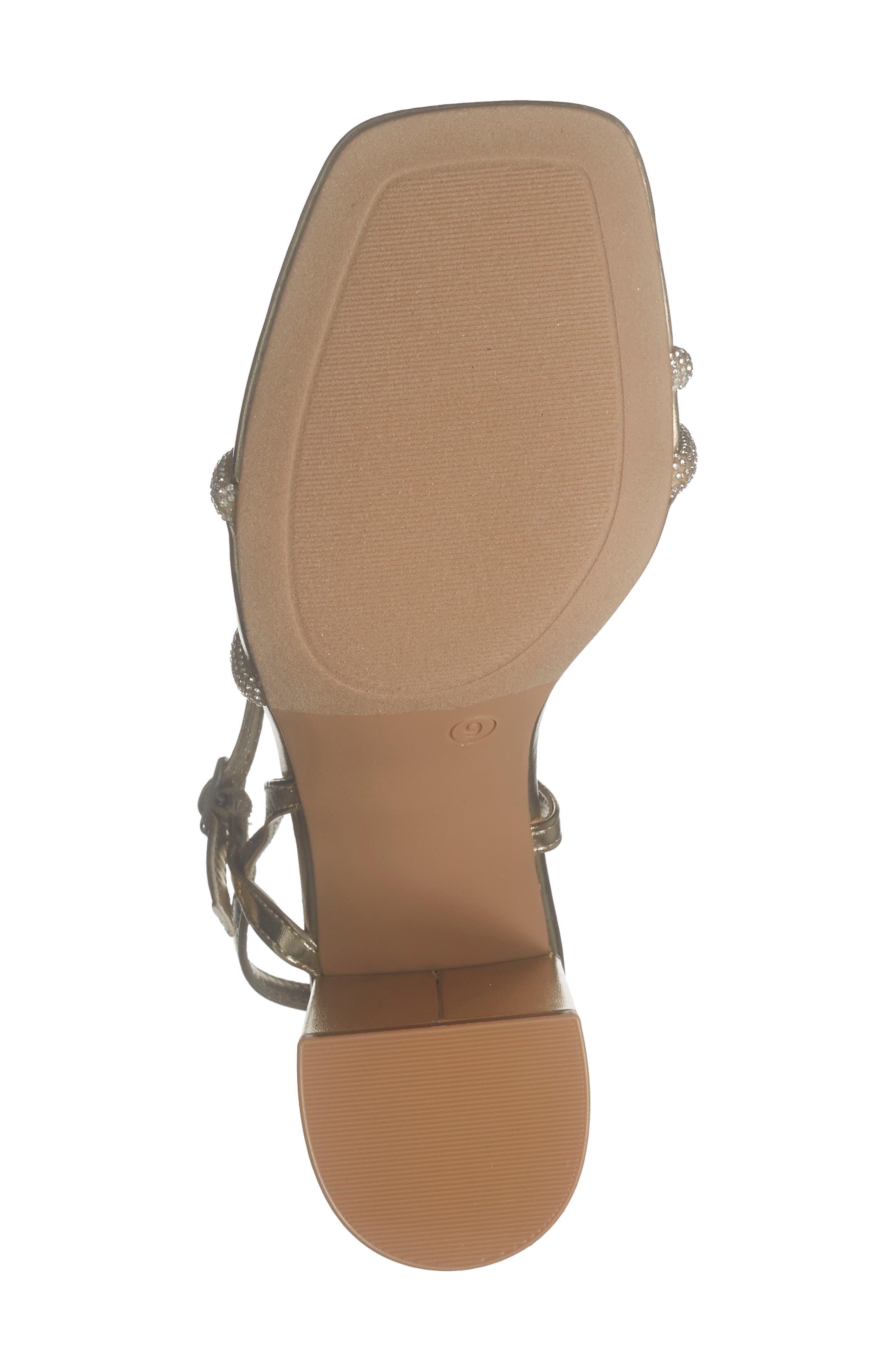 Ayla Heeled Sandal, Alternate, color, GOLD METALLIC STONES