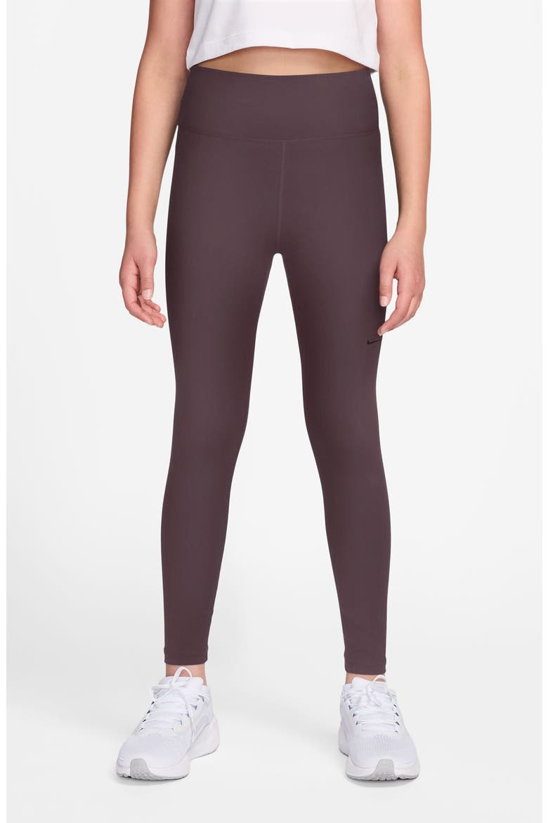 Kids' Mavn Dri-FIT High Waist Leggings, Main, color, TATTOO/ TATTOO