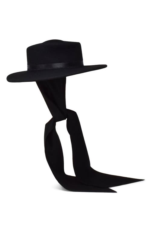 Gigi Burris Millinery Morgan Wool, Silk & Cashmere Hat In Black