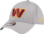 New Era Men's New Era Gray Washington Commanders Perforated 39THIRTY Flex Hat
