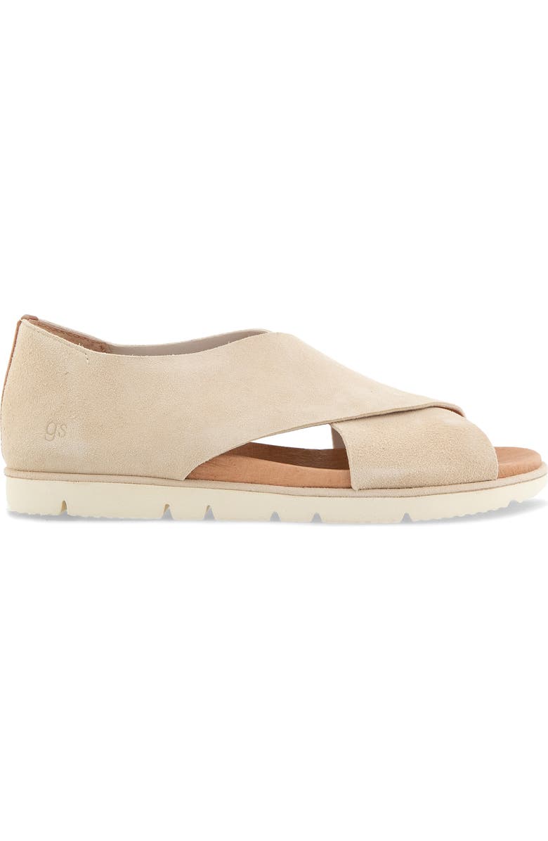 Gentle Souls Leslie Flat Sandal, Alternate, color, Doe Suede