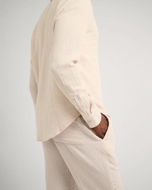 Onia Cotton Gauze Pull-on Pant In Gray