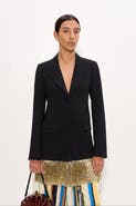SIMONMILLER Odette Crepe Fringe Blazer