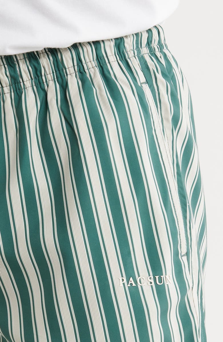 PacSun Maldives Stripe Swim Trunks, Alternate, color,