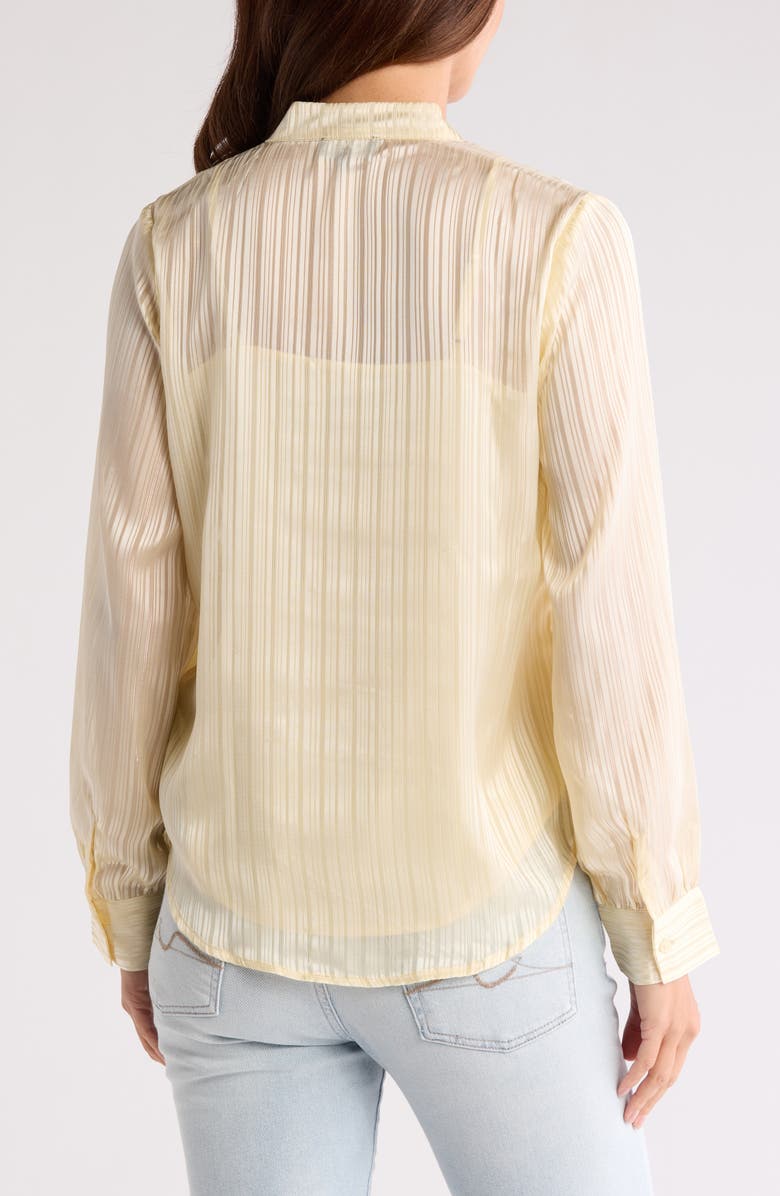 7 For All Mankind Holiday Stripe Long Sleeve Top, Alternate, color, Sparkles