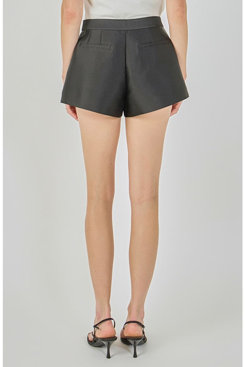 Wide Leg Shorts, Alternate, color, BLACK