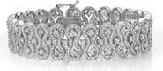 Lafonn Classic Simulated Diamond Filigree Bracelet