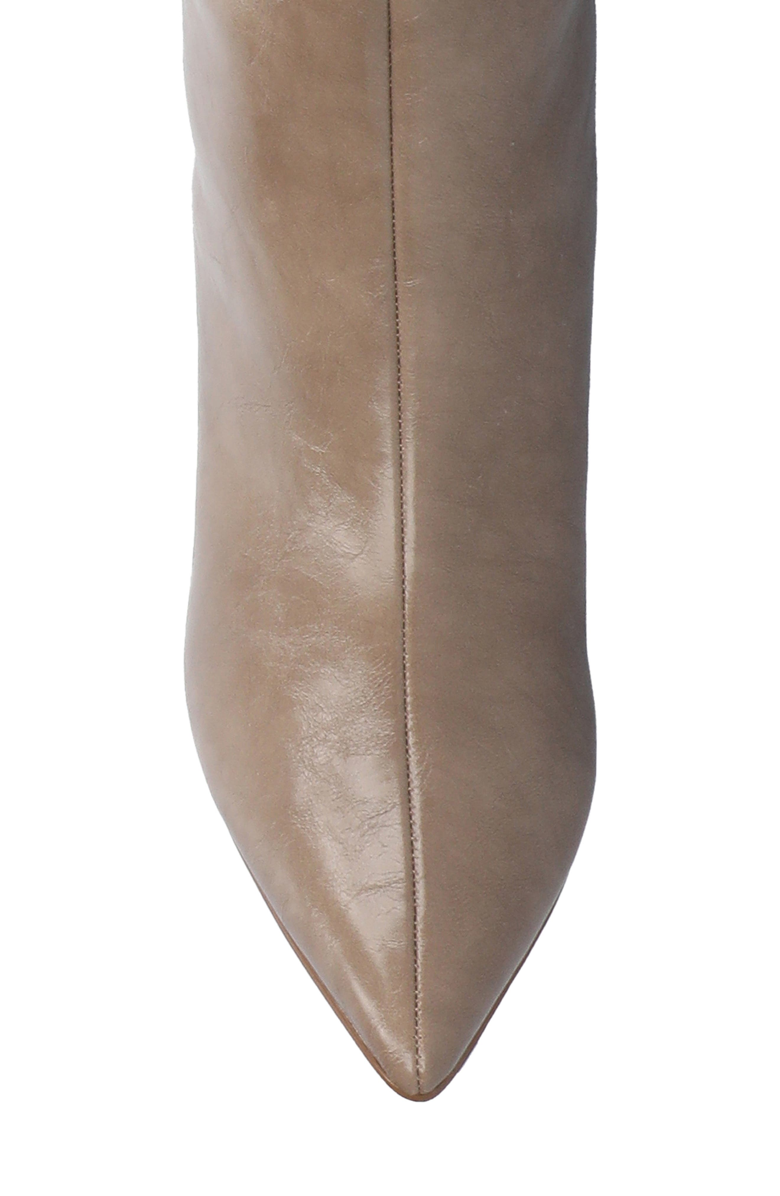 Rehela Pointed Toe Boot, Alternate, color, PATENT/TAUPE