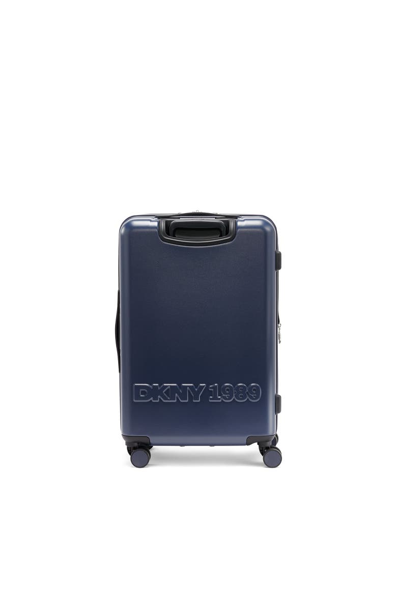 Expandable Hardshell 25" Lightweight Checked Suitcase With Spinner Wheels, Alternate, color, Navy