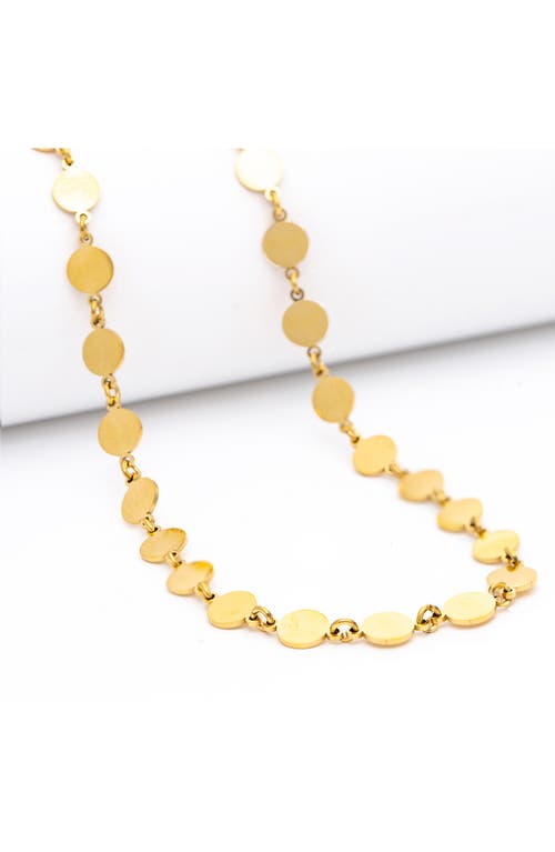 Rivka Friedman Mini Disc Chain Necklace In Gold