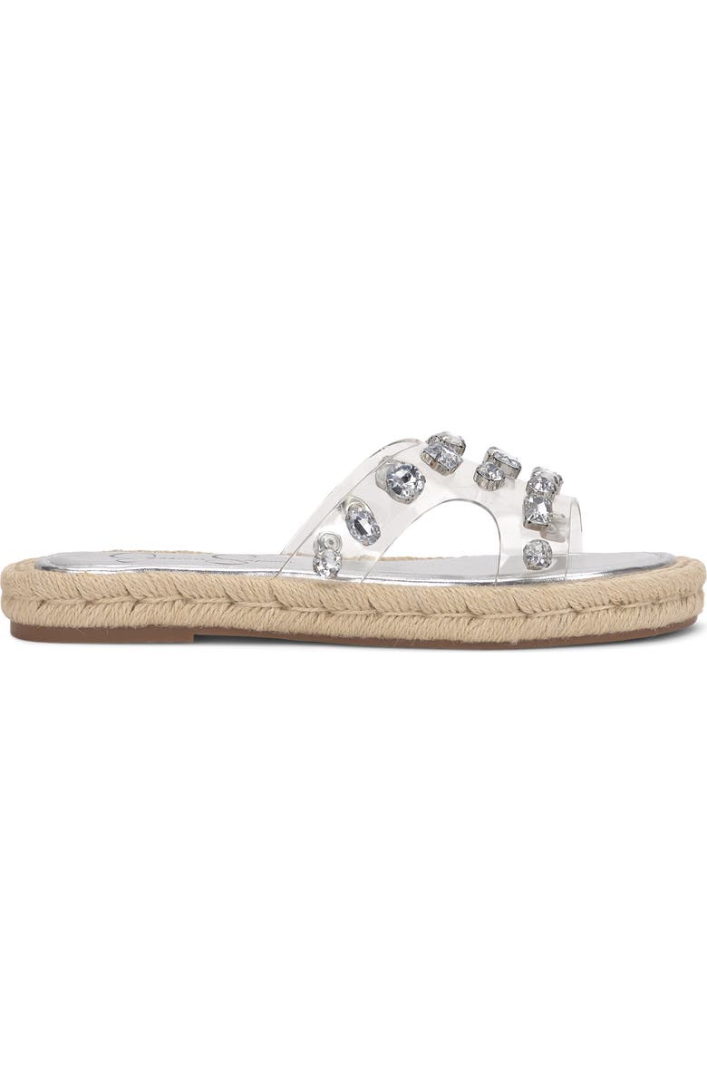 Jessica Simpson Jinka Espadrille Slide Sandal, Alternate, color, White