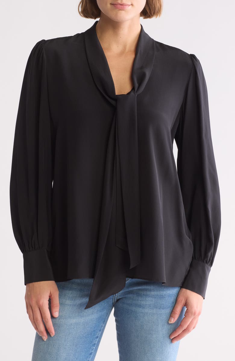 7 For All Mankind Relaxed Bow Top, Main, color, 