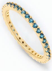 Mint & Lily September Birthstone Eternity Stacking Ring