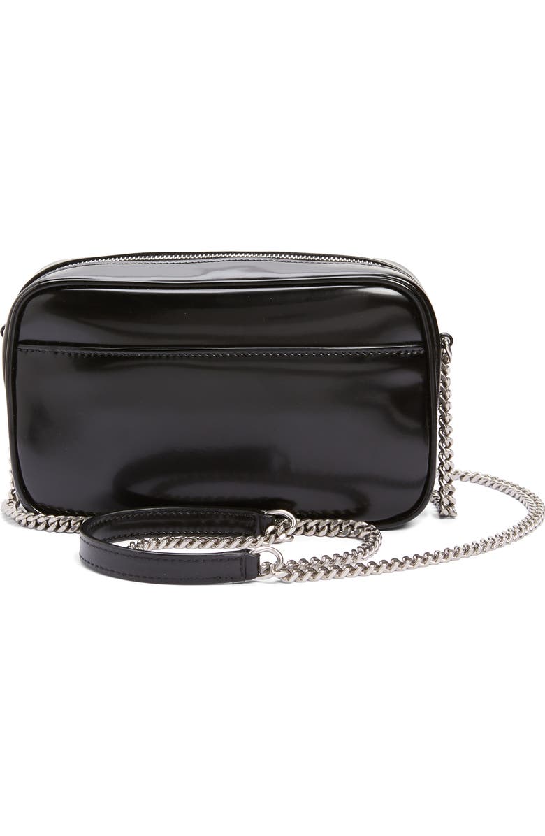 Saint Laurent Mini Lou Faux Leather Camera Bag, Alternate, color,