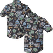 Reyn Spooner Men's Reyn Spooner Navy Milwaukee Brewers Big & Tall Scenic Performance Tri-Blend Aloha Button-Down Shirt