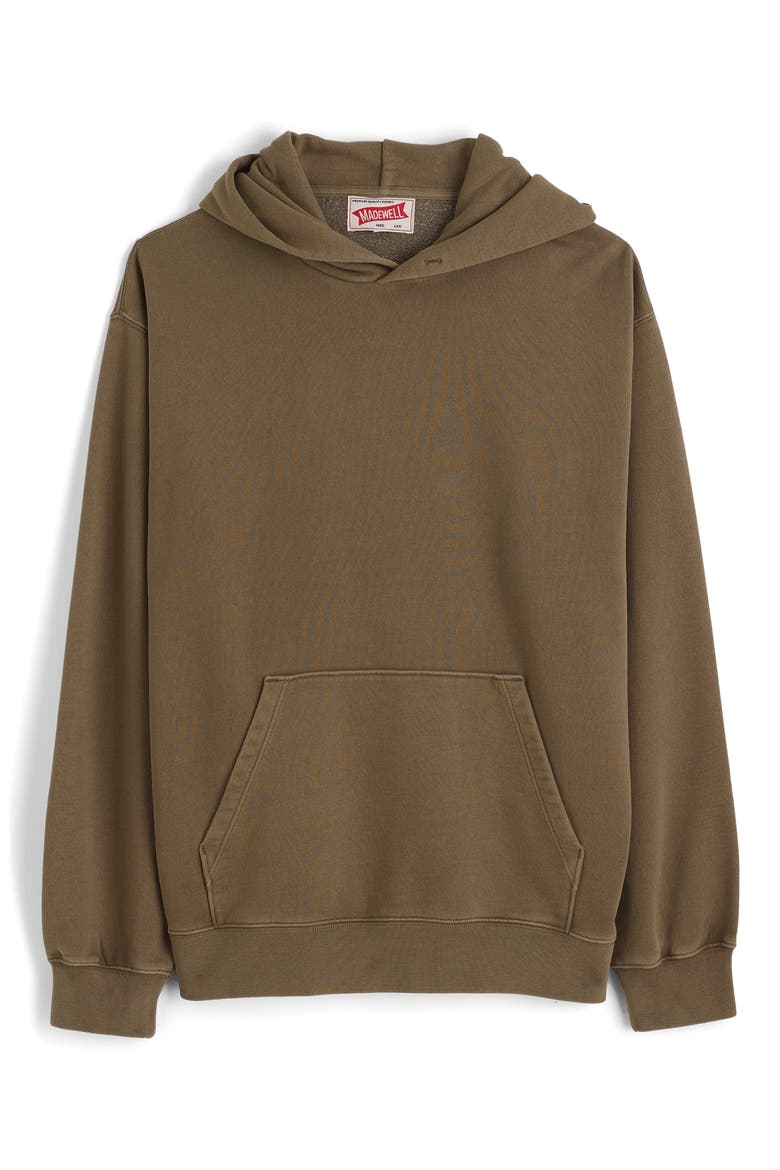 Woodland Brushed Terry Hoodie, Alternate, color, RAW UMBER
