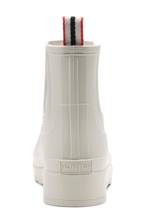 Hunter Tabitha Chelsea Waterproof Rain Boot In White