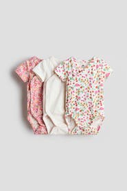 H&M 3-pack Wrapover Bodysuits