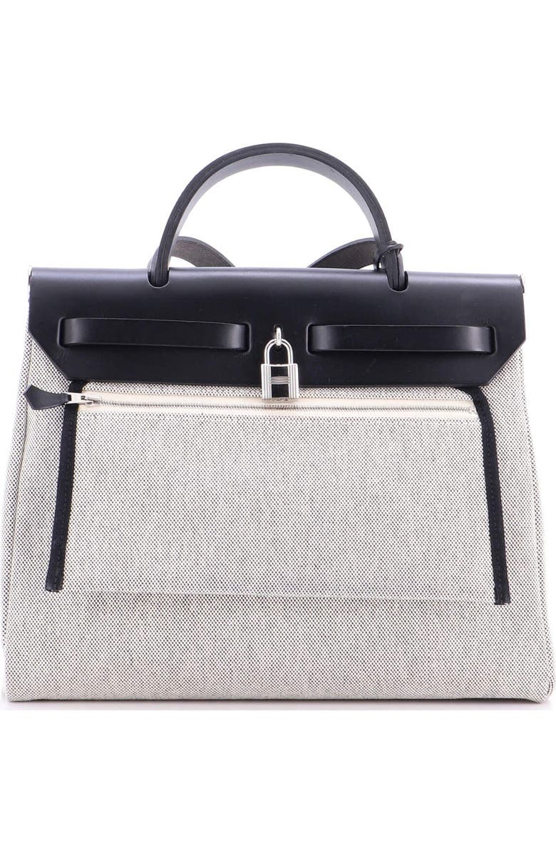 Pre-Owned Hermes Herbag Zip Pegase Pop Toile and Leather 31, Alternate, color,