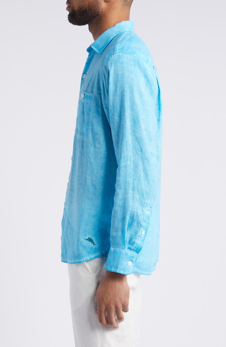 Tommy Bahama Breeze Linen Blend Shirt, Alternate, color, Horizon Blue