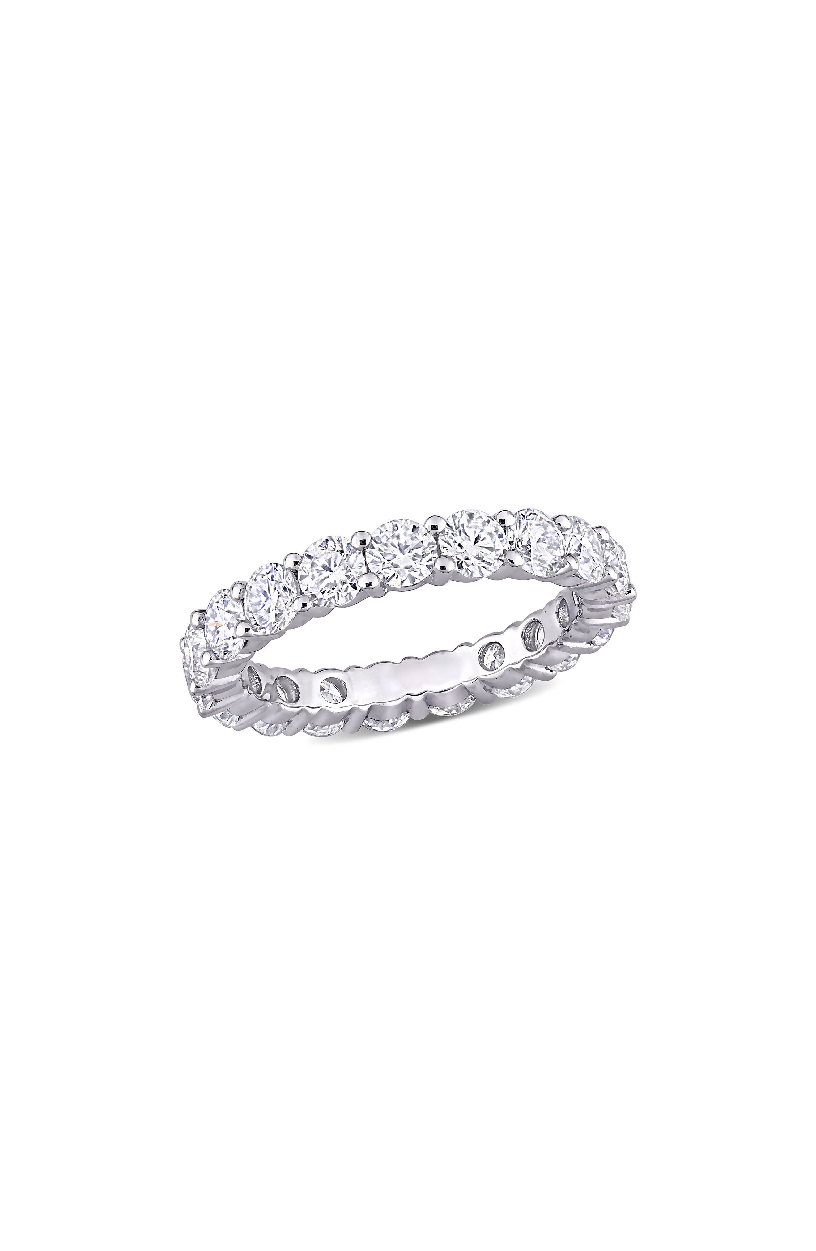 DELMAR Lab Created Moissanite Band Ring