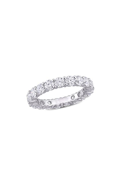 Lab Created Moissanite Band Ring