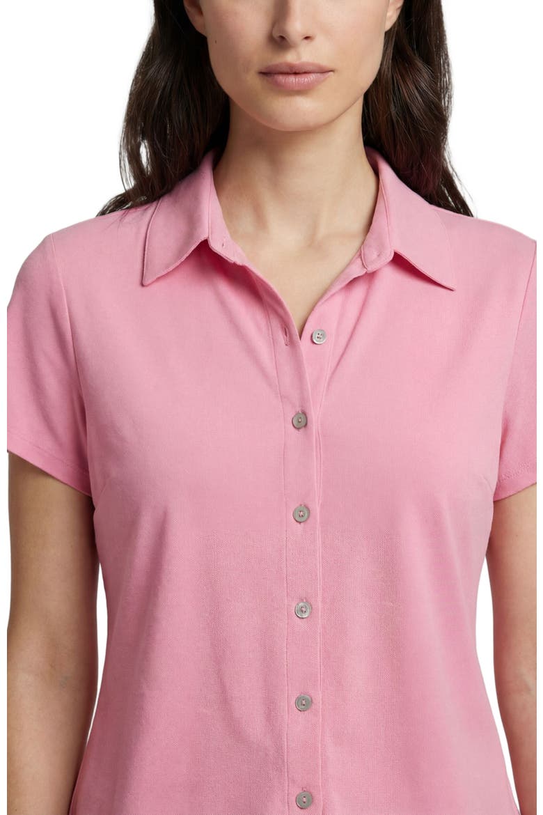 Womens Shelley Short Sleeve Shirt, Alternate, color, CORAL
