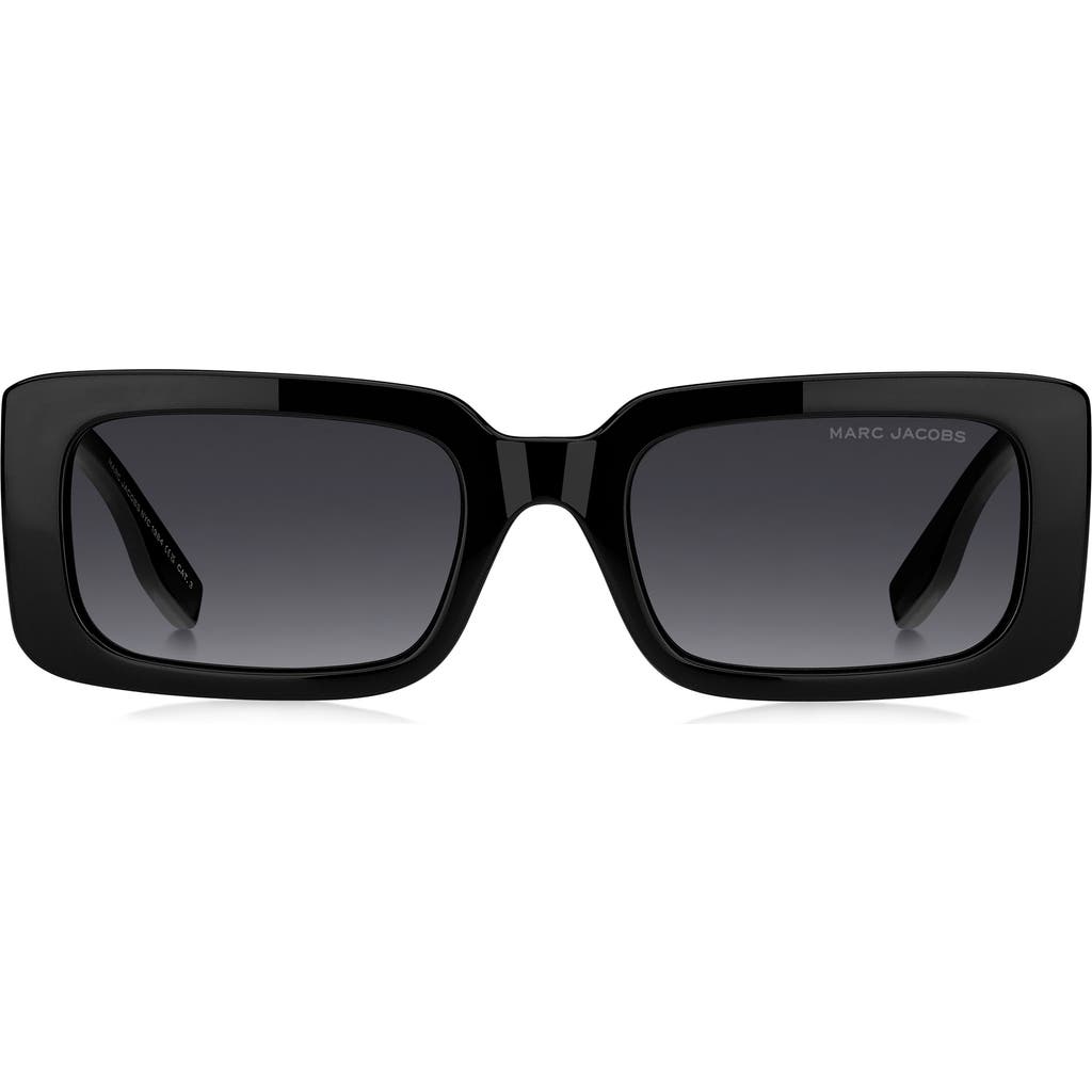 Marc Jacobs 53mm Gradient Rectangular Sunglasses