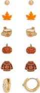 Leith Set of 6 Harvest Stud Earrings