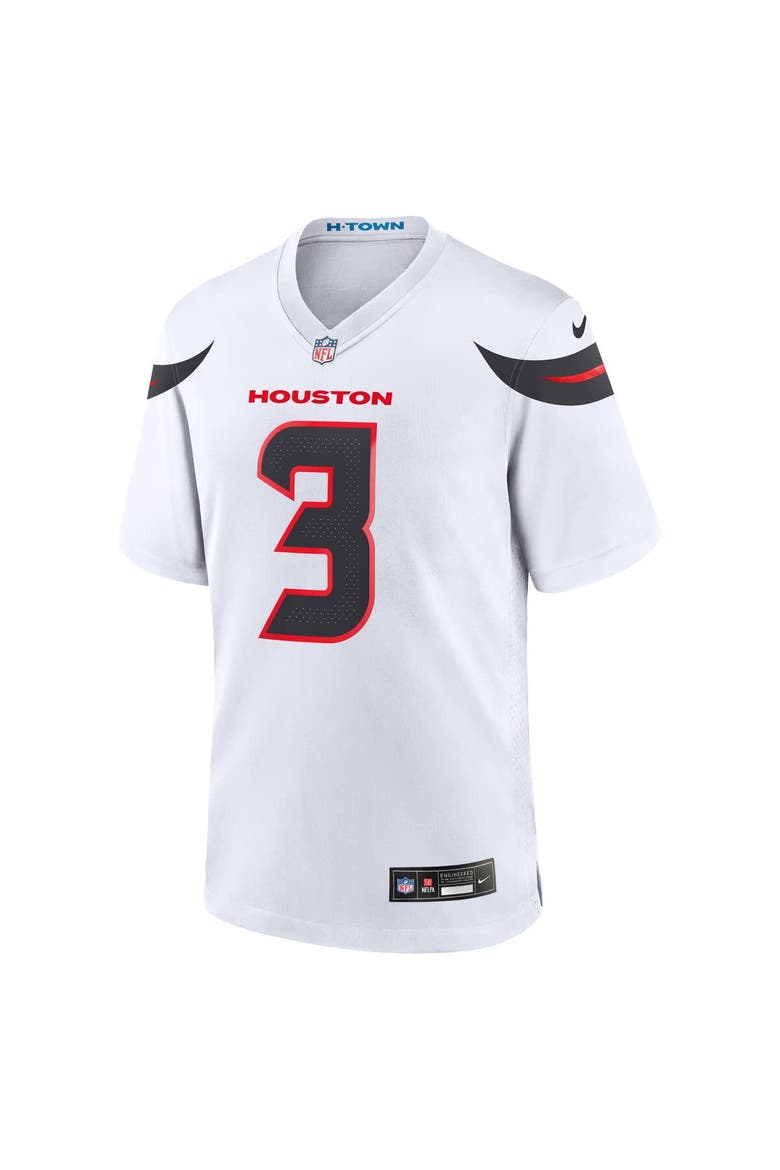 Men's Nike Tank Dell  White Houston Texans Game Jersey, Alternate, color, White