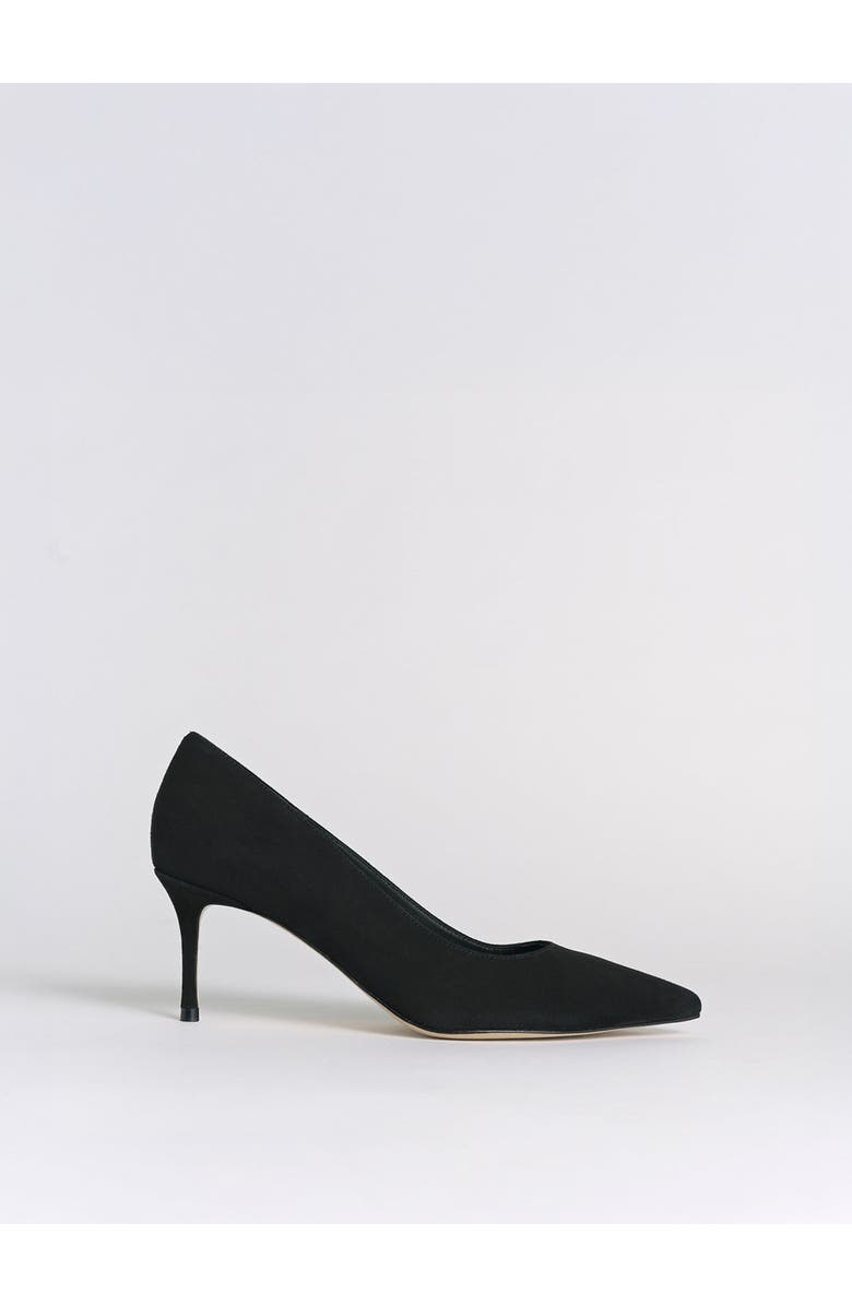 MARION PARKE Classic Pump 70 Suede, Main, color, Black