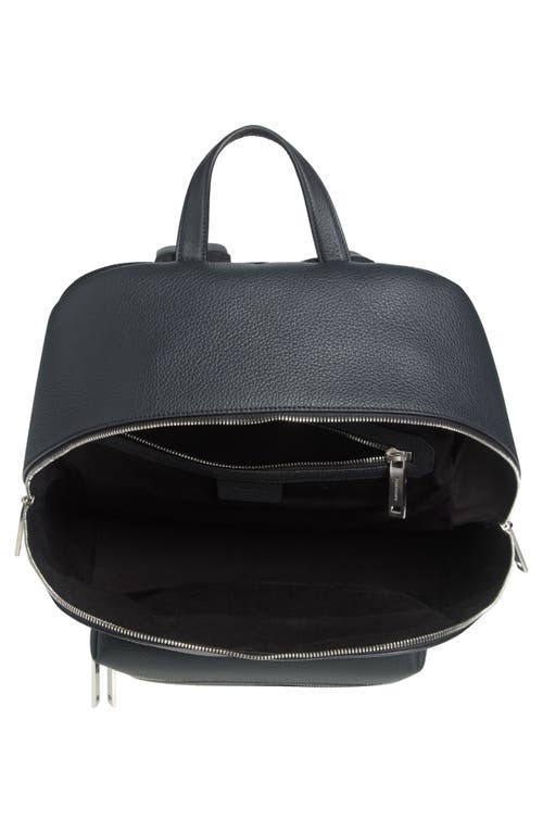 FERRAGAMO FERRAGAMO GANCIO EMBOSSED LEATHER BACKPACK 