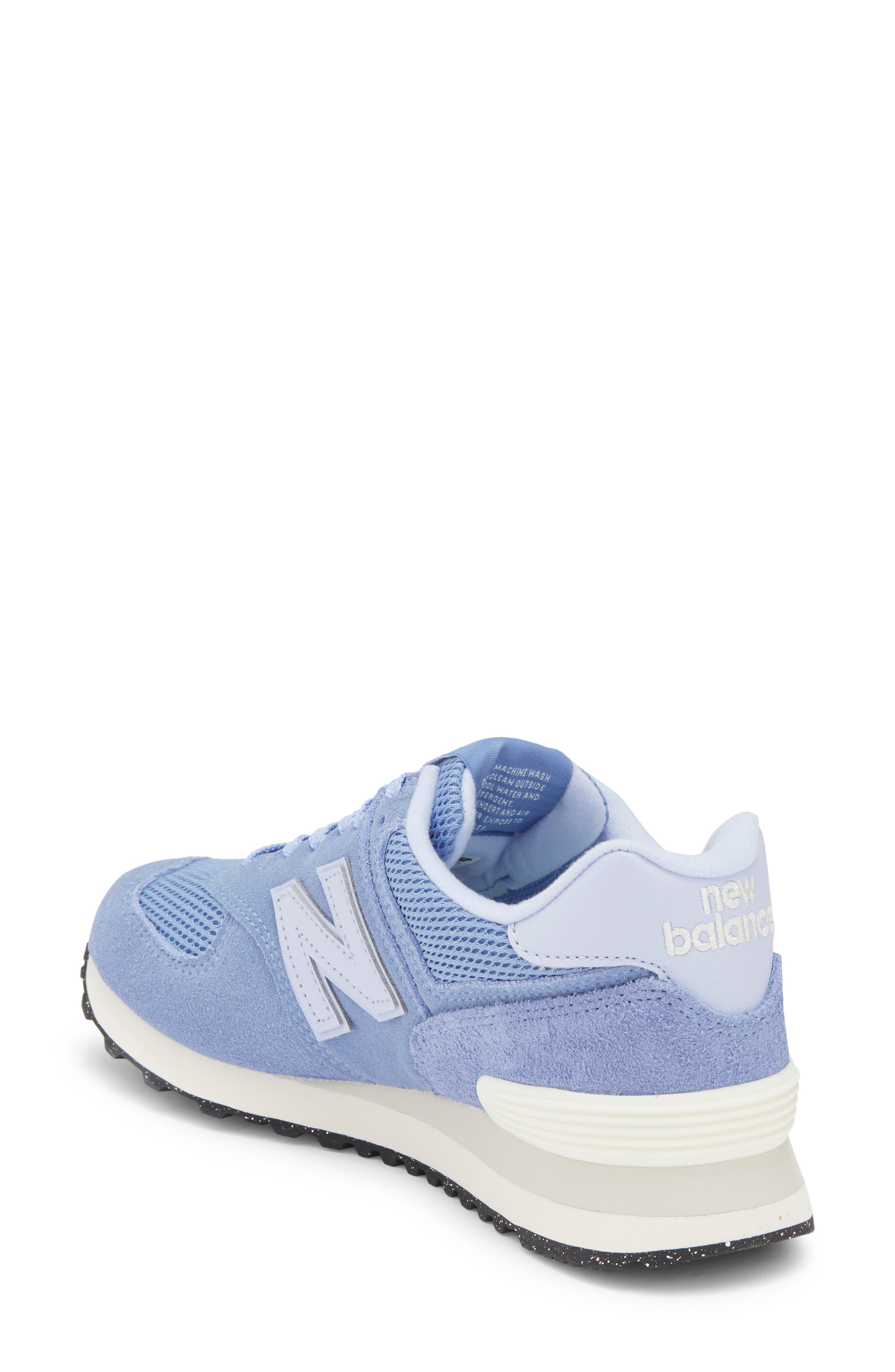 New Balance 574 Sneaker, Alternate, color, Blue Indigo/Nb White